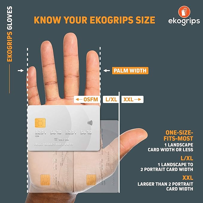 Jolly Green Products Ekogrips Heat-Resistant BBQ Gloves – Premium Silicone Cooking & Grill Gloves for Oven, Fireplace & Campfire Use, Non-Slip, Waterproof, Grey, XXL