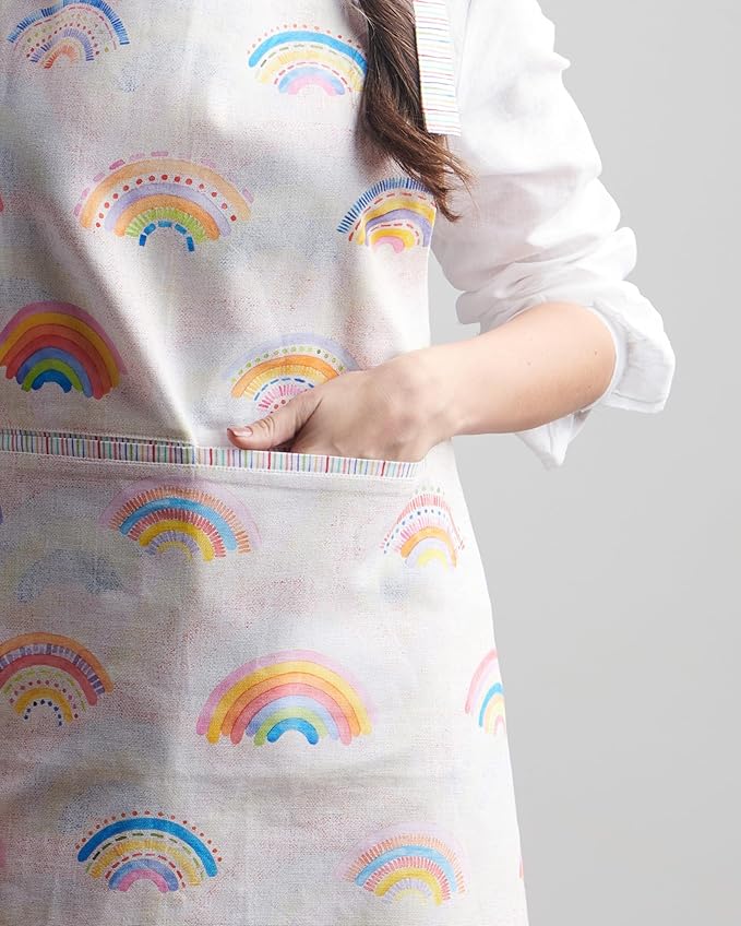 Maison d' Hermine 100% Cotton Apron for women with Pocket Kitchen Chef Apron for Men Cooking Mothers Day Gifts