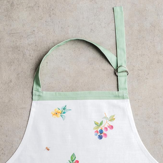 Maison d' Hermine 100% Cotton Apron for women with Pocket Kitchen Chef Apron for Men Cooking Mothers Day Gifts