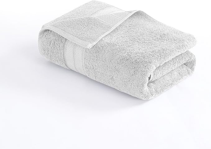 Modern Threads - Spun Loft 6-Piece 100% Combed Cotton Towel Set - Bath Towels, Hand Towels, & Washcloths - Super Absorbent & Quick Dry - 600 GSM - Soft & Plush, Gray