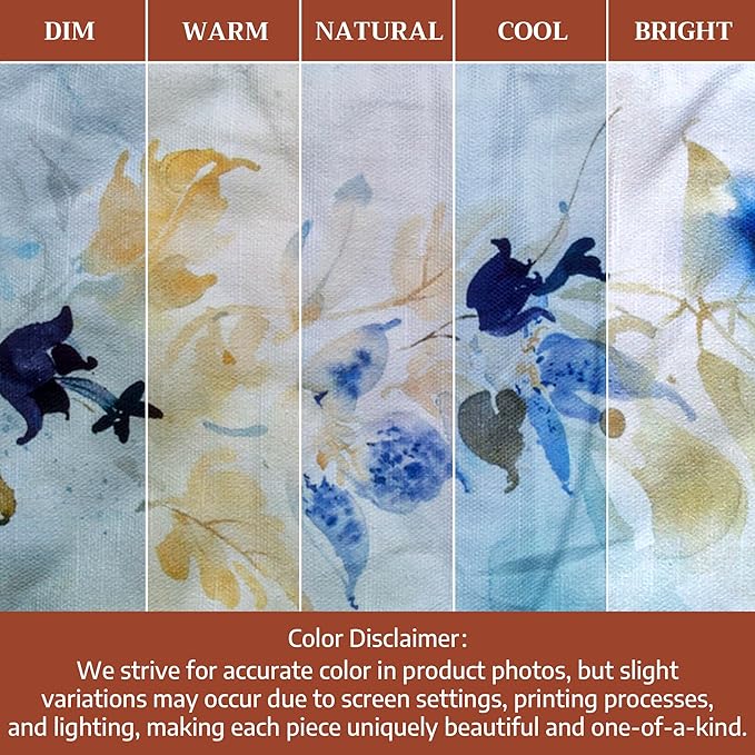 Maison d' Hermine Double Oven Mitts 100% Cotton 7"x35" Double Oven Mitt Heat Resistant BBQ Cooking Gloves with Loop Baking Grilling Gifts for Mothers Day Spring Summer (Lazy Summer Days)