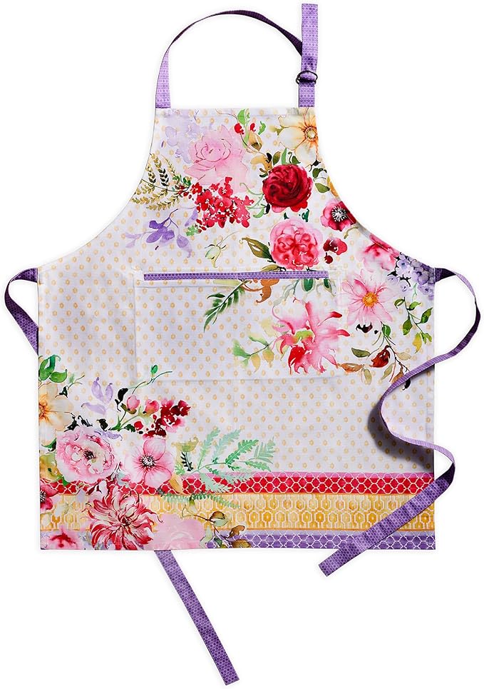 Maison d' Hermine 100% Cotton Apron for women with Pocket Kitchen Chef Apron for Men Cooking Mothers Day Gifts