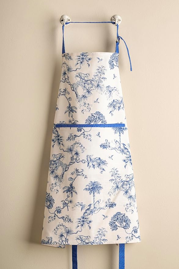 Maison d' Hermine 100% Cotton Apron for women with Pocket Kitchen Chef Apron for Men Cooking Mothers Day Gifts