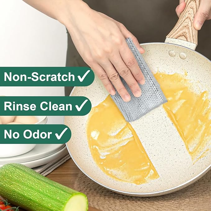 Non Scratch Wire Dishcloth, 60 Pack