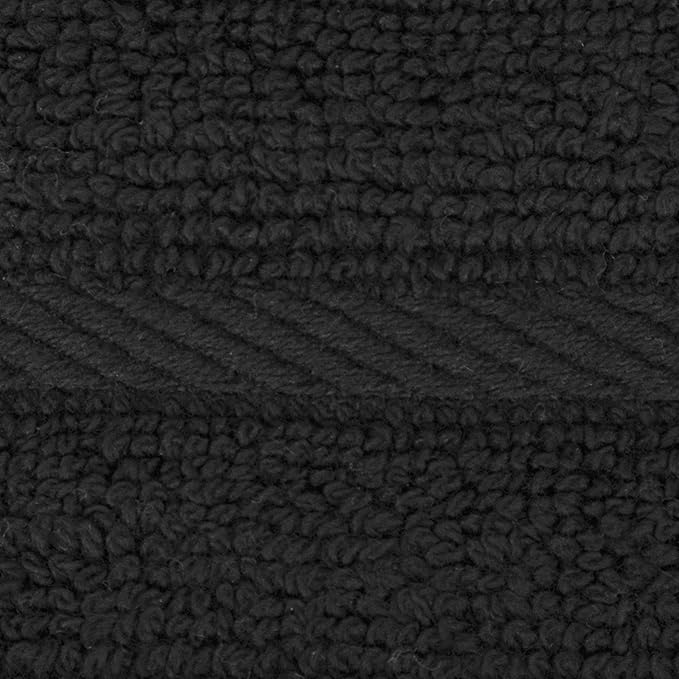 All Clad Premium Solid Dish Cloth Set: Highly Absorbent, Super Soft - 100% Turkish Cotton Terry Looped, 13"x14" Dish Towels for Cleaning & Drying Dishes, Pans, Glassware, or Counters, 6-Pack, Black
