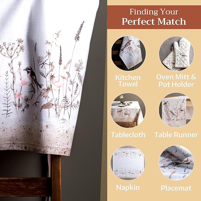 Maison d' Hermine 100% Cotton Apron for women with Pocket Kitchen Chef Apron for Men Cooking Mothers Day Gifts