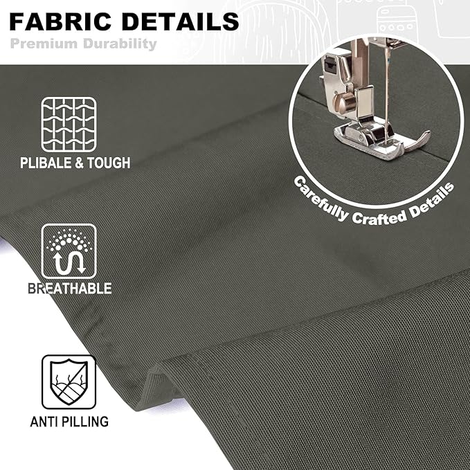 BeLuyi chef apron bib tool apron for man woman cross back straps with 4 pockets for kitchen cooking gardening baking working