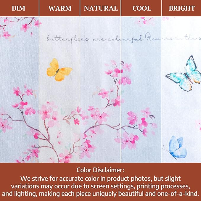 Maison d' Hermine Cloth Napkins Set of 4 100% Cotton Everyday Reusable Square Napkins Cloth Washable Dinner Wedding Restaurant Gifts for Mothers Day Spring/Summer (Blossoms in Spring, 20" x 20")