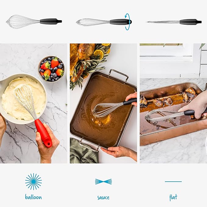 Dreamfarm Flisk Balloon Whisk Black