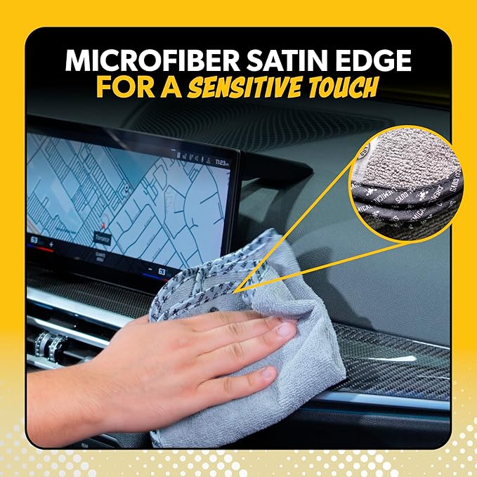 Chemical Guys Microfiber Cleaning Towels, Car Interior, Home and Garage, Scratch-Free, Lint-Free Short-Pile Microfiber, Multi-Color, 14 in x 12 in - 9 Pack