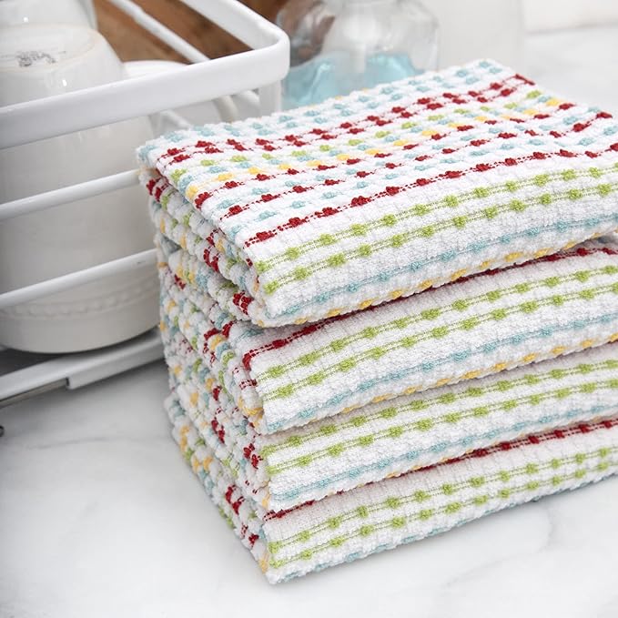 Ritz Pebble Bar Mop, Multicolor, 4 Towel Set