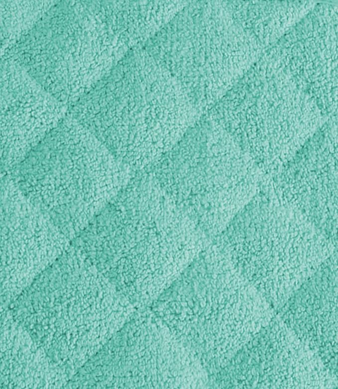 DII Basic Terry Collection Quilted 100% Cotton, Potholder, Aqua, 3 Piece