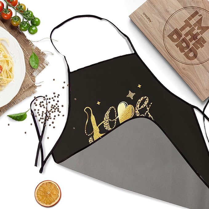 Funny Apron for Men Women Baking Gardening Sewing BBQ Waterproof Cute Gifts