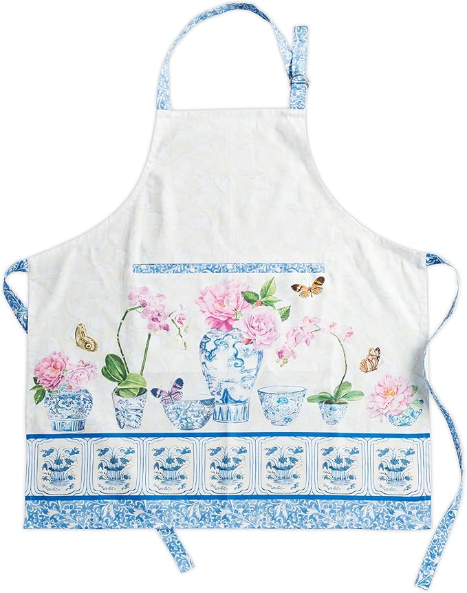 Maison d' Hermine 100% Cotton Apron for women with Pocket Kitchen Chef Apron for Men Cooking Mothers Day Gifts