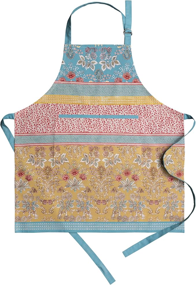 Maison d' Hermine 100% Cotton Apron for women with Pocket Kitchen Chef Apron for Men Cooking Mothers Day Gifts