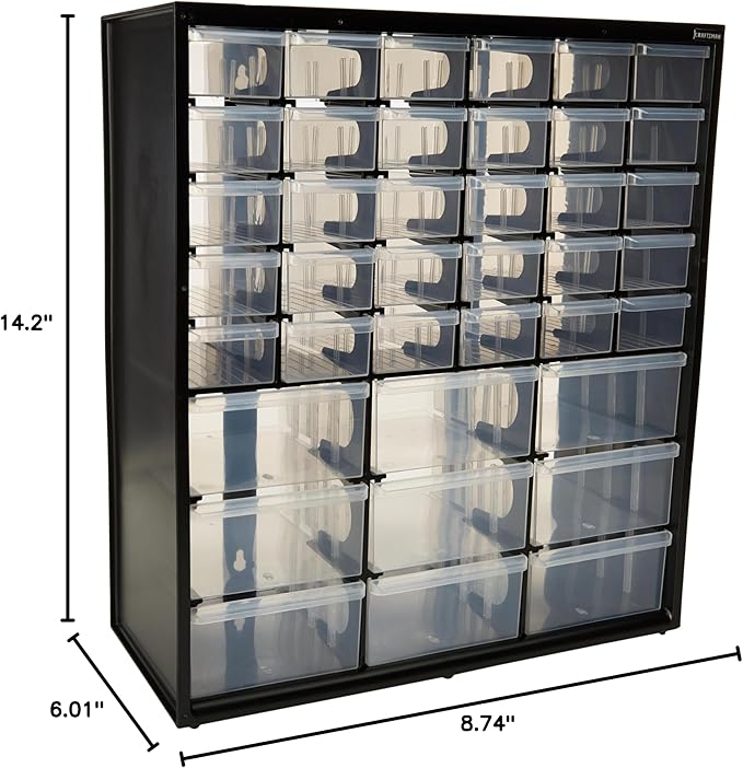 CRAFTSMAN Large Storage Organizer, 39 Compartment, Plastic (CMST40739)