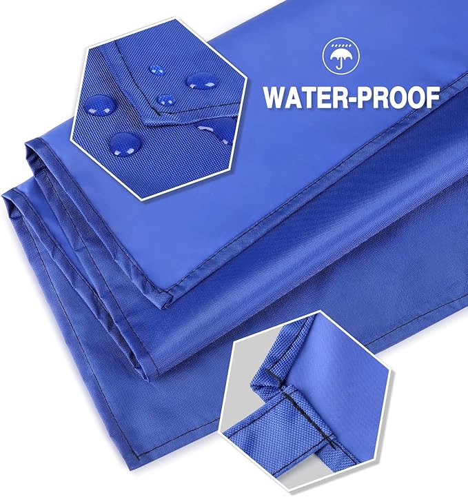 Gotega Waterproof Rubber Vinyl Apron Adjustable Dishwasher Apron - Apron for Women Men Heavy Duty Work Apron
