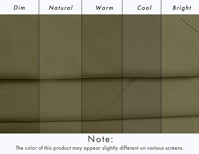 Ruvanti Cloth Napkins Set of 12, 18x18 Inches, 100% Cotton, Washable, Soft & Absorbent, Perfect for Wedding, Christmas, ‎Thanksgiving Dinners - Capulet Olive