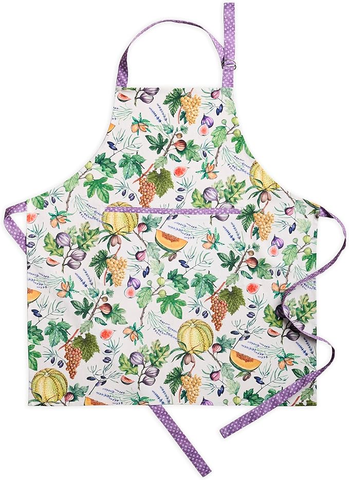 Maison d' Hermine 100% Cotton Apron for women with Pocket Kitchen Chef Apron for Men Cooking Mothers Day Gifts
