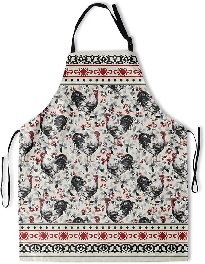 Funny Apron Polyester Grooming Aprons with Pocket for Cooking Kitchen Grilling Adults