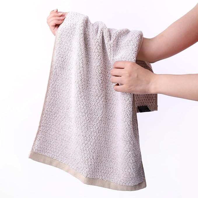 Everplush 4-Piece Premium Hand Towel Sets: Super-Soft, Highly Absorbent & Quick Drying Bathroom Towels – Versatile for Hotel, Bathroom, Shower, Spa, 16x30 Inches(Brown, 16" x 30")