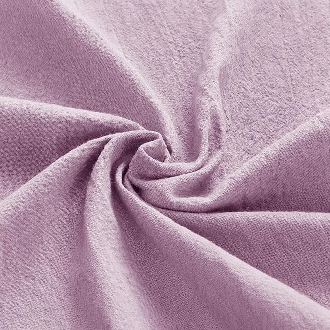 MLMW Lavender Purple Cloth Napkins Set of 6 Linen Spring Easter Dinner Lilac Cotton Napkins Cloth Bulk Washable 16"×16" for Wedding Party Baby Bridal Shower Birthday Table Decor