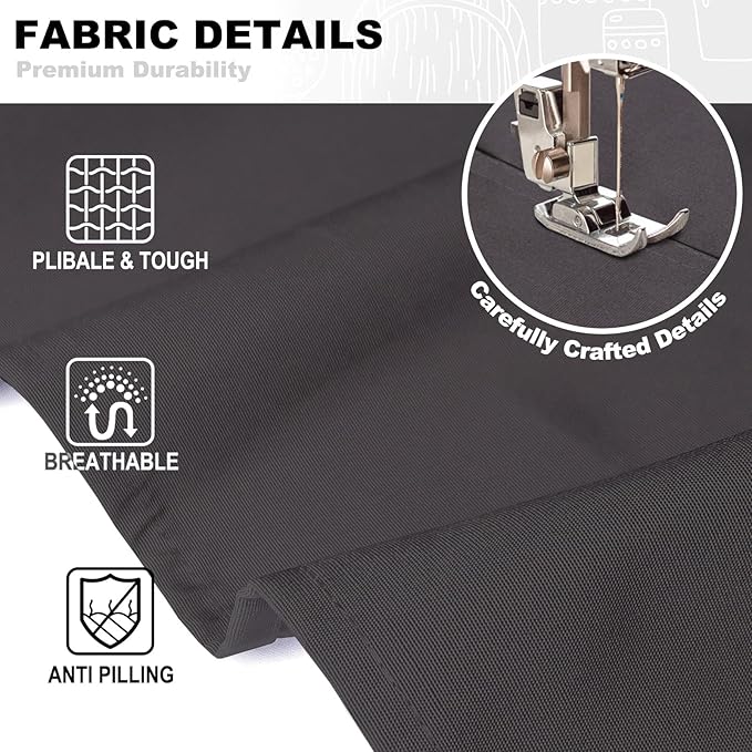 BeLuyi chef apron bib tool apron for man woman cross back straps with 4 pockets for kitchen cooking gardening baking working