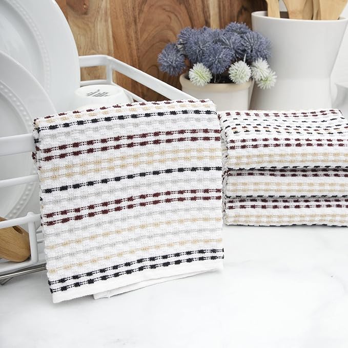 Ritz Pebble Bar Mop, Neutral Color, 4 Towel Set