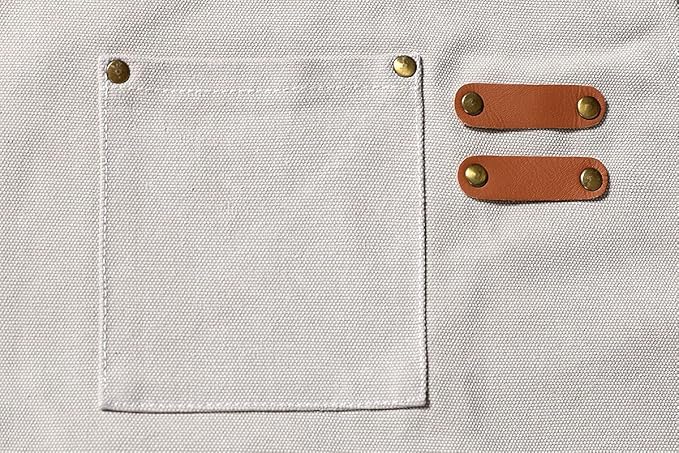 Kitchen Chef Aprons for Women and Men with 3 Pockets for Cooking BBQ Bib Work