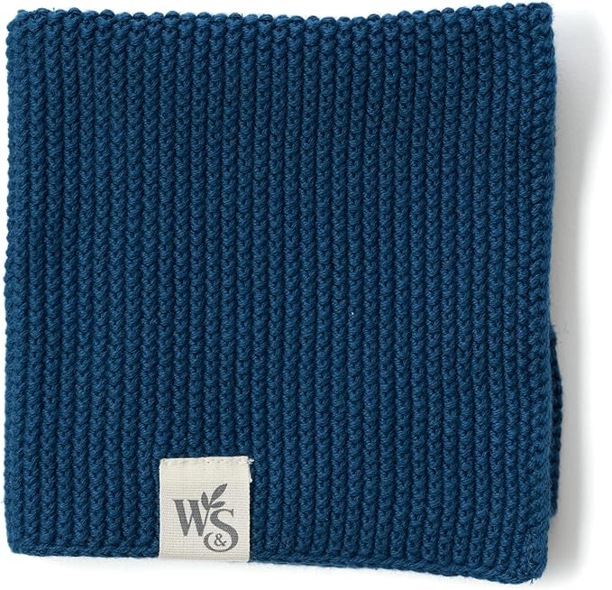 Wild & Stone | Organic Cotton Dish Cloth | Eco-Friendly Kitchen Cloth | Biodegradable & Compostable Cleaning Cloth | Ocean