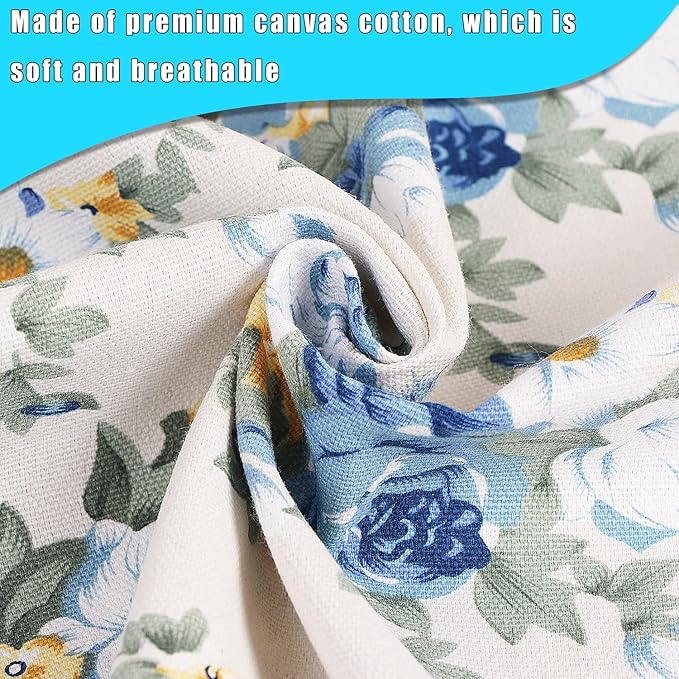 LOLOMLO Oversize Canvas Cotton Apron, Extra Large Aprons with Long Strap, Adjustable Neck Tear Resistant Plus Size aprons