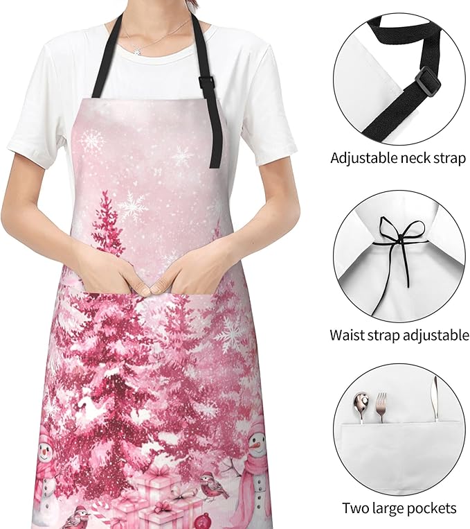 Funny Apron Polyester Grooming Aprons with Pocket for Cooking Kitchen Grilling Adults