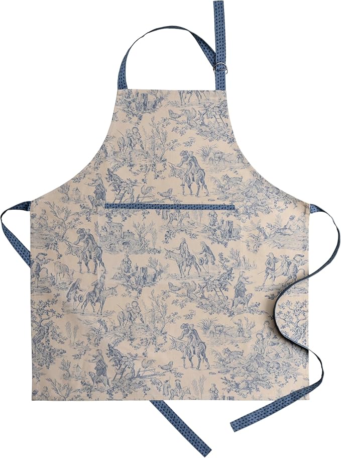 Maison d' Hermine 100% Cotton Apron for women with Pocket Kitchen Chef Apron for Men Cooking Mothers Day Gifts