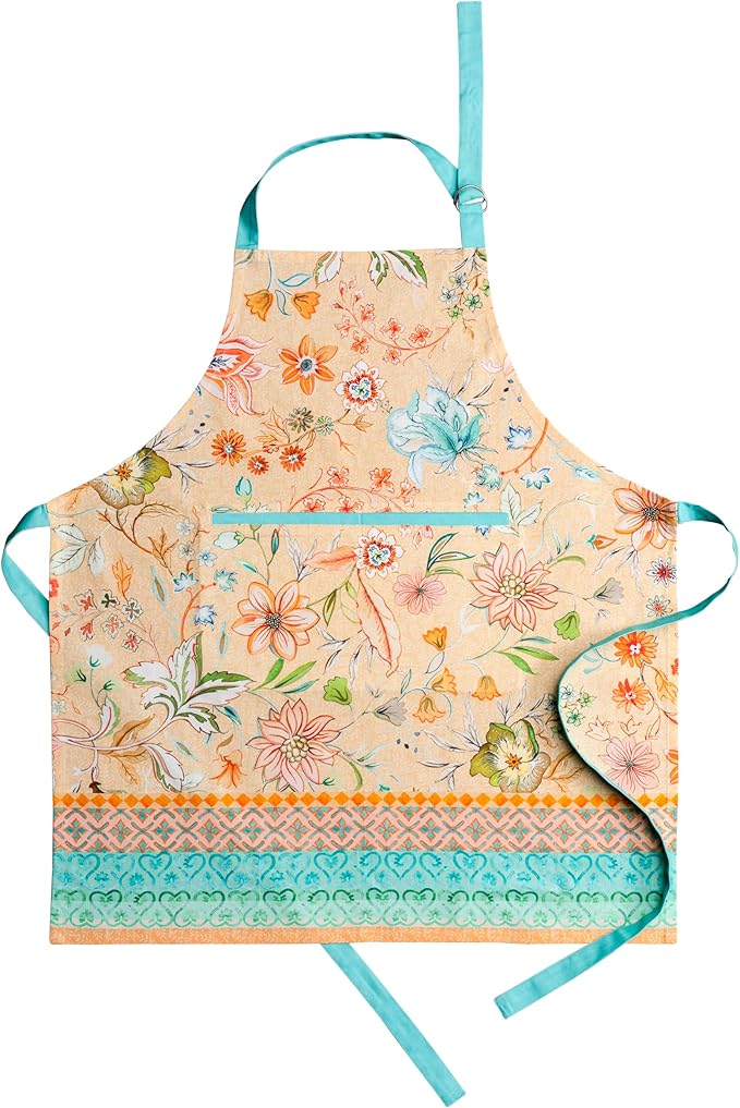 Maison d' Hermine 100% Cotton Apron for women with Pocket Kitchen Chef Apron for Men Cooking Mothers Day Gifts