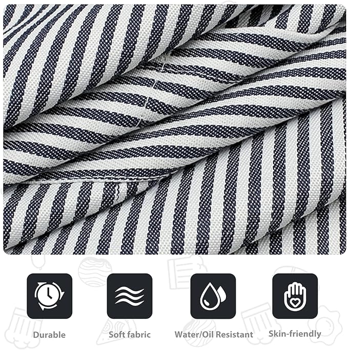 VALOME 2 Pack Kitchen Aprons, Apron for Cooking with 2 Pockets, Unisex Adjustable Neck Strap Chef Aprons for Men Women