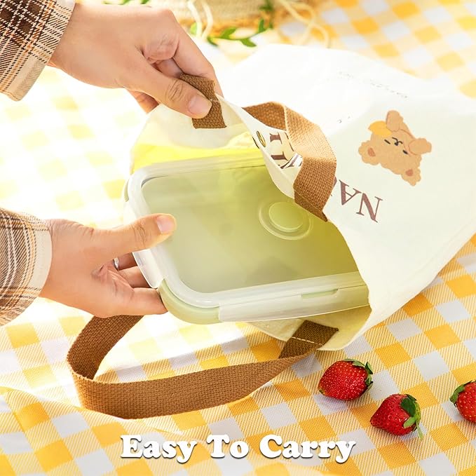 Large Collapsible Food Containers with Lids, Collapsible Bowls For Camping, Save Space, Leak-Proof Silicone Storage Bowls, 2pack 1200ml, Dishwasher, Microwave Freezer Safe