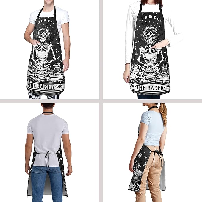 Funny Apron Polyester Grooming Aprons with Pocket for Cooking Kitchen Grilling Adults