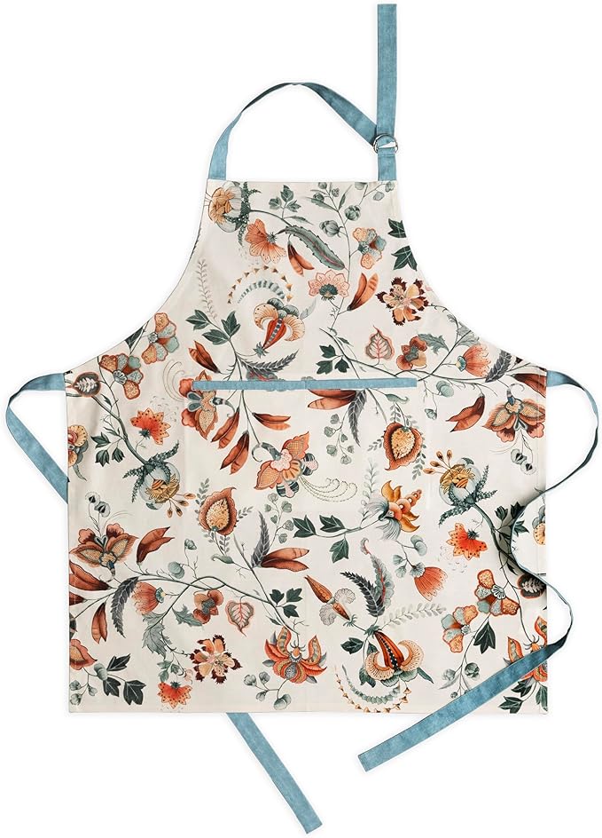 Maison d' Hermine 100% Cotton Apron for women with Pocket Kitchen Chef Apron for Men Cooking Mothers Day Gifts
