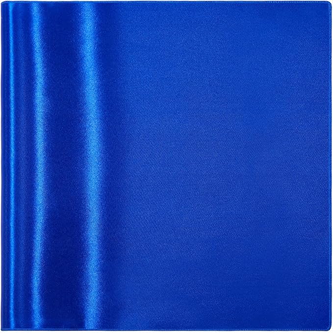 KKJIAF 50 Pack Royal Blue Square Satin Napkins 17x17 Inch Soft Smooth Cloth Napkins，Silky Table Napkin for Wedding Banquet Party Decoration
