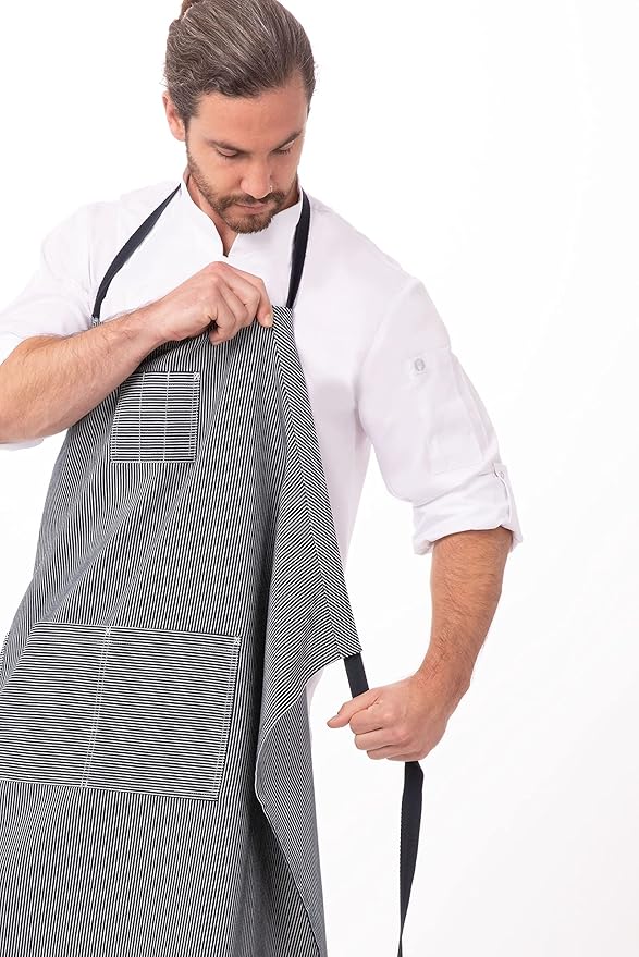 Chef Works Unisex Portland Chefs Bib Apron