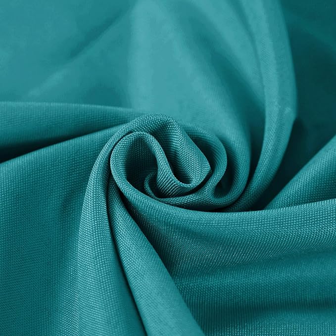 Cloth Napkins 17x17 inch Washable Polyester Dinner Napkins Soft Table Napkins for Wedding Party Dining Banquet(Teal,100PCS)