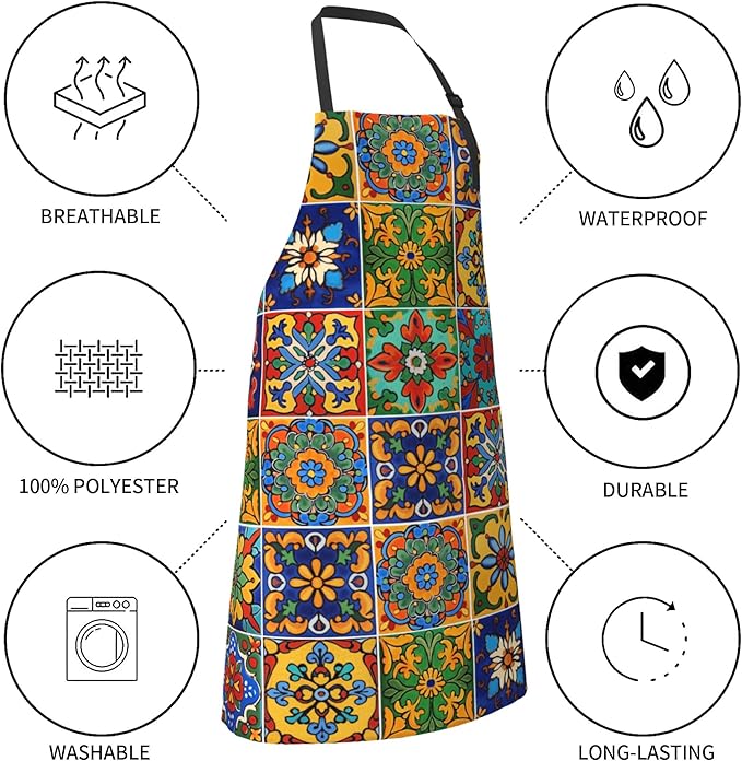 Funny Apron Polyester Grooming Aprons with Pocket for Cooking Kitchen Grilling Adults