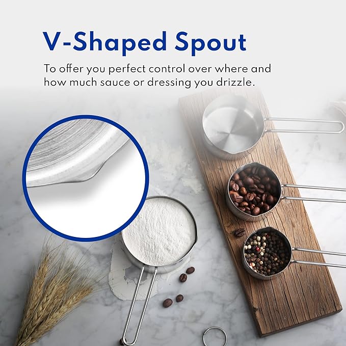 New Star Foodservice 42917 Stainless Steel 8-Piece Measuring Cups and Spoons Combo Set