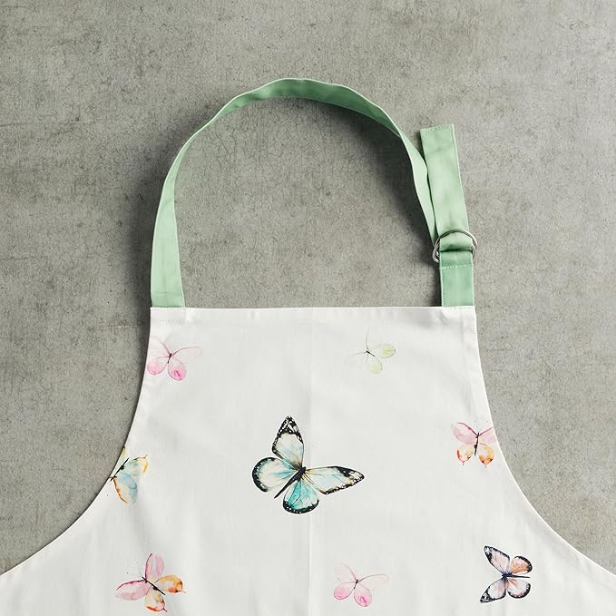 Maison d' Hermine 100% Cotton Apron for women with Pocket Kitchen Chef Apron for Men Cooking Mothers Day Gifts