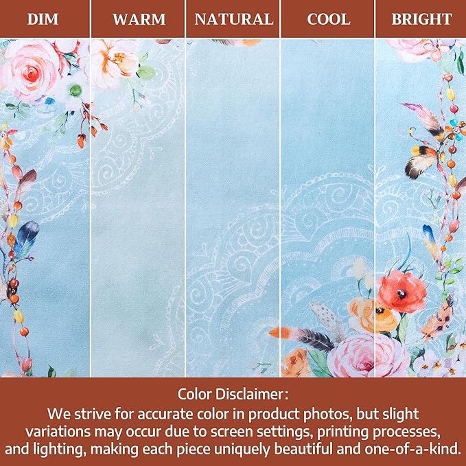 Maison d' Hermine Cloth Napkins Set of 4 100% Cotton Everyday Reusable Square Napkins Cloth Washable Dinner Party Wedding Restaurant Gifts for Mothers Day Spring/Summer (Ibiza - Blue, 20" x 20")