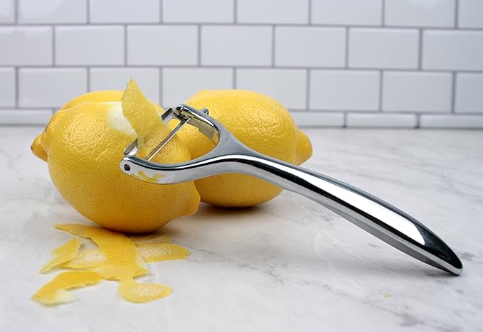 RSVP International Vegetable Peelers and Slicing Kitchen Collection, Y-Shaped Peeler, Stainless Steel
