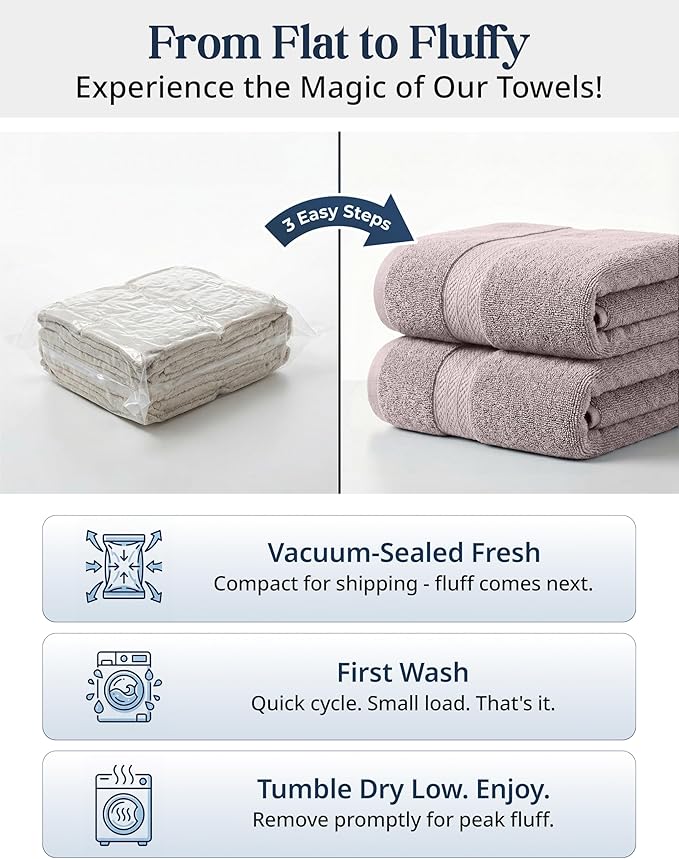 LANE LINEN 100% Ring Spun Cotton Bathroom Towel Set - 16 Piece - Soft, Quick Dry & Highly Absorbent - 4 Bath, 8 Wash cloths, 4 Hand Towels - Ideal for Guests & Perfect for Bathroom decor - Platinum