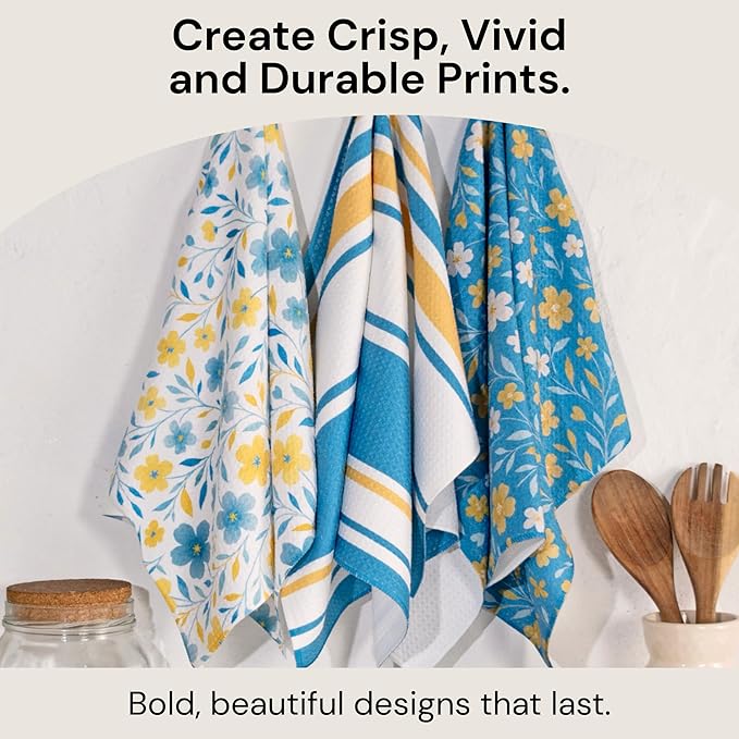 Microfiber Wholesale Sublimation Blanks Towels 16x24 - Premium Waffle Weave Microfiber Towels for Kitchen - Polyester Blanks for Kitchen or Craft Use - Bulk Pack of 156