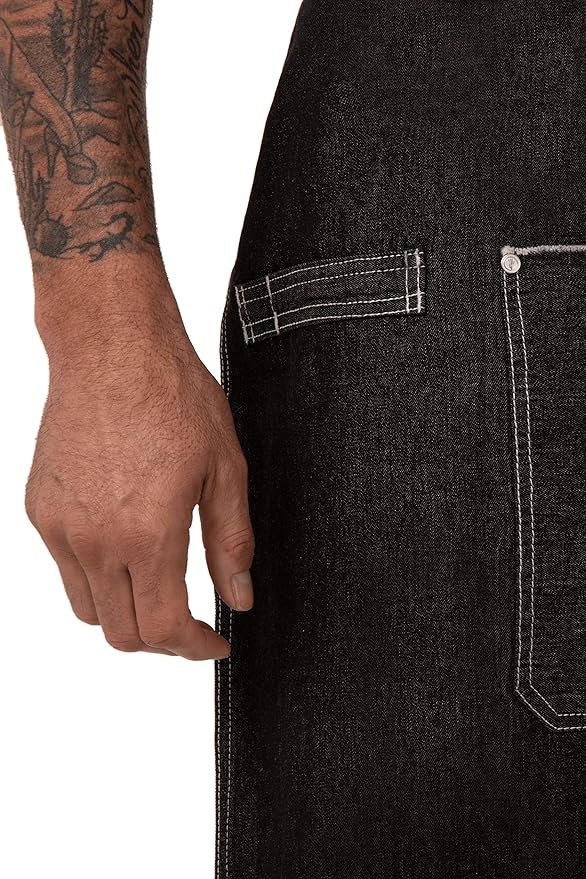 Chef Works Bronx Bib Apron with Scoop Neck