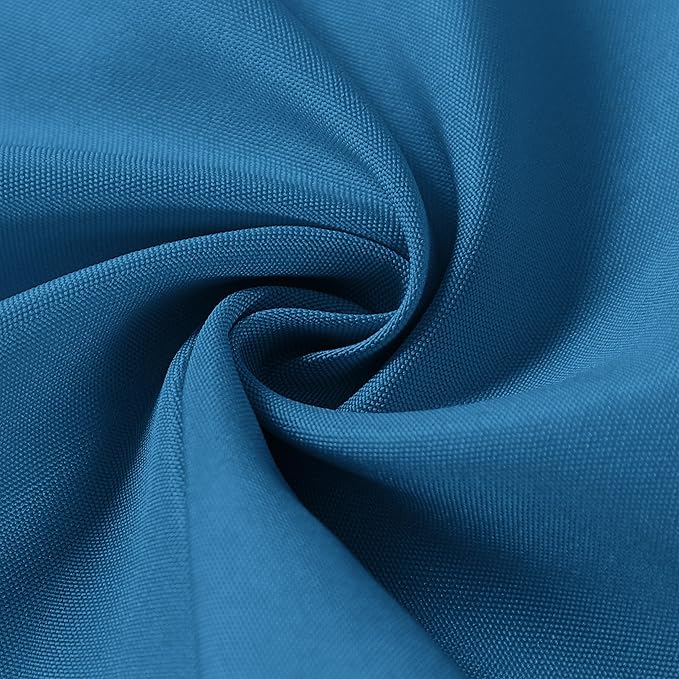 Bailarina Cloth Napkins Set of 40,17x17 inches Dinner Napkins Cloth Washable,Polyester Square Table Cloth Napkin Bulk with Hemmed Edges Ideal for Banquets, Parties and Weddings-Mediterranean Blue